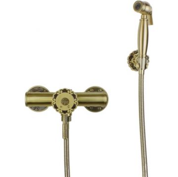 Гигиенический душ со смесителем Bronze de Luxe (Бронз Де Люкс) WINDSOR 10133, бронза