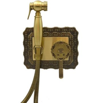 Гигиенический душ со смесителем Bronze de Luxe (Бронз Де Люкс) WINDSOR 10136, бронза