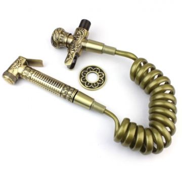 Гигиенический душ без смесителя Bronze de Luxe (Бронз Де Люкс) ROYAL 10235/1, бронза