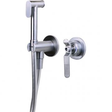 Гигиенический душ со смесителем Bronze de Luxe (Бронз Де Люкс) 1760S 3253CC, матовый хром