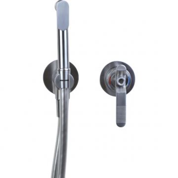 Гигиенический душ со смесителем Bronze de Luxe (Бронз Де Люкс) 1760S 3253CC, матовый хром
