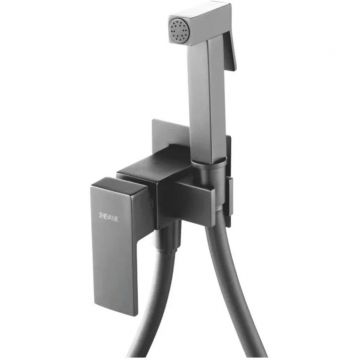 Гигиенический душ со смесителем Shevanik (Шеваник) S127T, оружейная сталь