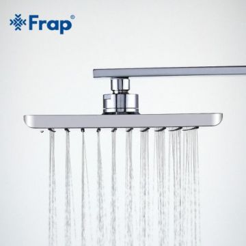 Тропический душ Frap 200х200 мм F001-20 хром