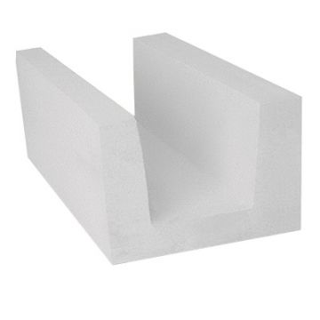 Блок Bonolit (Бонолит) газобетонный D500 U-образный 500x250х300 мм