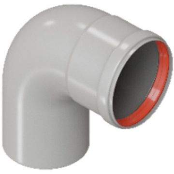 Отвод Rommer (Роммер) D 80 угол 90гр. M/F мама/папа (RCA-0080-000090)