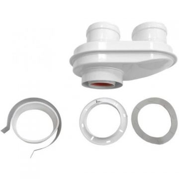 Универсальный адаптер Baxi (Бакси) для подключения раздельных труб для котлов ECO Classic и традиционных моделей Baxi (MT71413621)