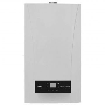 Газовый котел настенный Baxi (Бакси) ECO NOVA 18F, мощность, кВт-18, двухконтурный, камера сгорания-закрытая, цвет-белый (100021540)