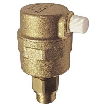 Воздухоотводчик Far (Фар) Gaiser автоматический боковой (с обратным клапаном), НР 3/8 дюйма, без покрытия (FA 2041 38)