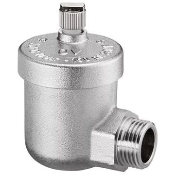 Воздухоотводчик автоматический угловой Oventrop (Овентроп) без автозапора DN 15, 1/2 дюйма (1088404)