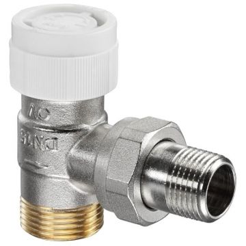 Вентиль для термостата Oventrop (Овентроп) AV 9 Серия (под термоголовку М30 х 1,5) угловой Kvs 1,2 НР-НР DN 15, 1/2 дюйма, PN10 G3/4 х 1/2 дюйма (1183747)