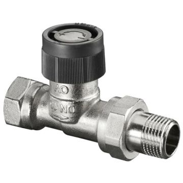 Вентиль для термостата Oventrop (Овентроп) А Серия (под термоголовку М30 х 1,5) проходной Kvs 3,3 ВР-НР DN 25, 1 дюйм, PN10 (1181108)