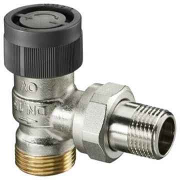 Вентиль для термостата Oventrop (Овентроп) А Серия (под термоголовку М30 х 1,5) угловой Kvs 1,35 DN 15, 1/2 дюйма, НР-НР PN10 G3/4 х 1/2 дюйма (1181097)