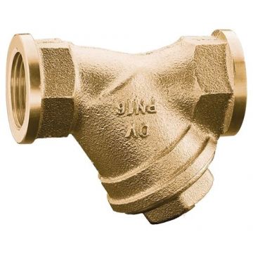 Фильтр косой Oventrop (Овентроп) с двойным сетчатым патроном, 0,25 мм ВР-ВР DN 32, 1 1/4 дюйма (1121010)