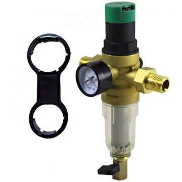 Фильтр с редуктором давления 1/2 стекло. Vieir (Виеир) (JC158)