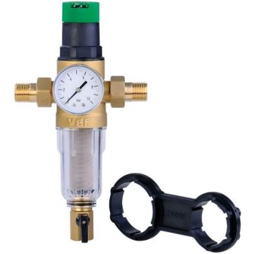 Фильтр с редуктором давления 3/4 стекло. Vieir (Виеир) (JC160)