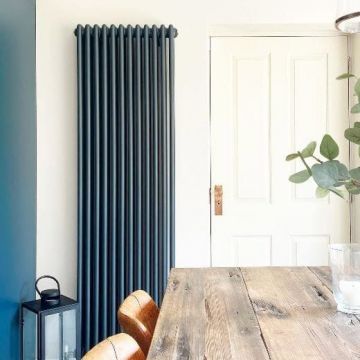 Радиатор секционный Arbonia (Арбония) 2180/10 боковое подключение (без накладок) № 12 3/4″ RAL Anthrazit Metallic