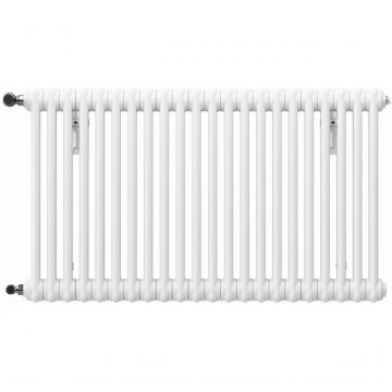 Радиатор секционный Arbonia (Арбония) 2057V/12 нижнее подключение (с вентилем) RAL 9016 Белый