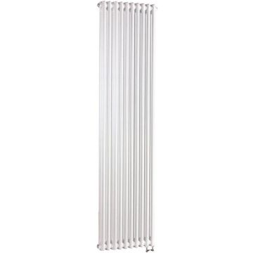 Радиатор секционный Arbonia 2180V/8 нижнее подключение (с вентилем) RAL 9016 Белый
