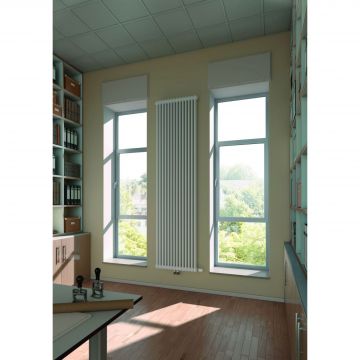 Радиатор секционный Arbonia 2180V/8 нижнее подключение (с вентилем) RAL 9016 Белый