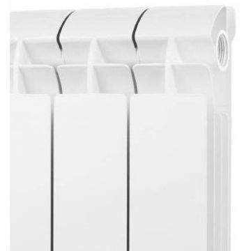 Радиатор алюминиевый Global VOX-R 500 8 секций боковое подключение (белый)