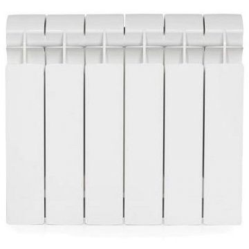 Радиатор биметаллический Global (Глобал) STYLE PLUS 350 12 секций боковое подключение (белый)