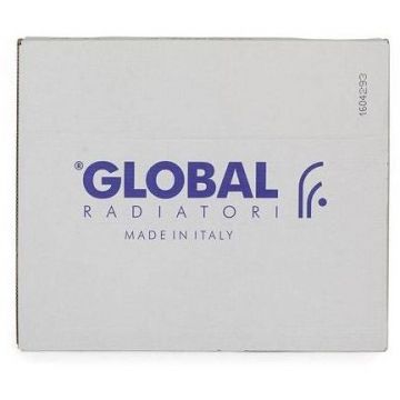 Радиатор биметаллический Global (Глобал) STYLE PLUS 350 12 секций боковое подключение (белый)
