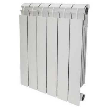 Радиатор алюминиевый Global (Глобал) VOX EXTRA 350 8 секций боковое подключение (белый)