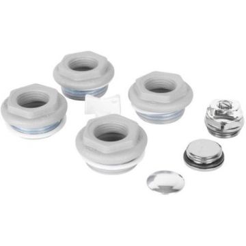 Присоединительный набор для радиатора 011046 08 Global (Глобал) KIT 1/2 (серый)