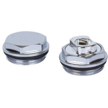 Присоединительный набор для радиатора 011048 08 3/4 Global (Глобал) KIT 3/4 (серый)