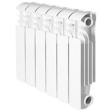 Радиатор алюминиевый Global (Глобал) ISEO 350 14 секций боковое подключение (белый)