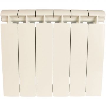 Радиатор биметаллический Global STYLE EXTRA 350 6 секций боковое подключение (белый)