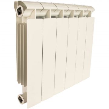Радиатор биметаллический Global STYLE EXTRA 350 6 секций боковое подключение (белый)
