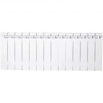 Радиатор биметаллический Global (Глобал) STYLE EXTRA 350 14 секций боковое подключение (белый)