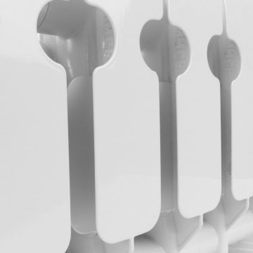 Радиатор биметаллический ROMMER (РОММЕР) Plus BM 200 6 секций боковое подключение RAL9016