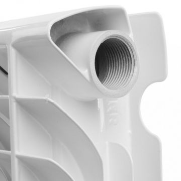 Радиатор биметаллический ROMMER (РОММЕР) Plus BM 200 8 секций боковое подключение RAL9016