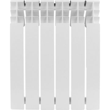 Радиатор алюминиевый ROMMER (РОММЕР) Plus 500 10 секций боковое подключение RAL9016