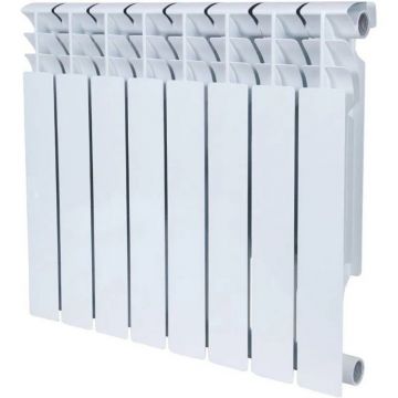 Радиатор биметаллический ROMMER (РОММЕР) Plus BM 500 8 секций RAL9016 (RBM-3210-050008)