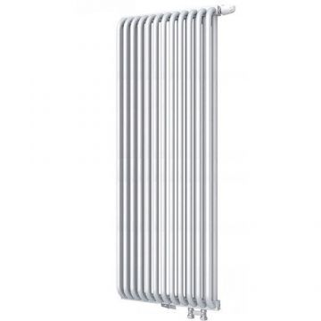 Радиатор стальной 2 трубчатый ROMMER (РОММЕР) RST 2175/12 нижнее правое подключение RAL9016 в комплекте 4 кронштейна (RST-217512-020)