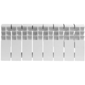 Радиатор алюминиевый ROMMER (РОММЕР) Plus 200 14 секций боковое подключение RAL9016