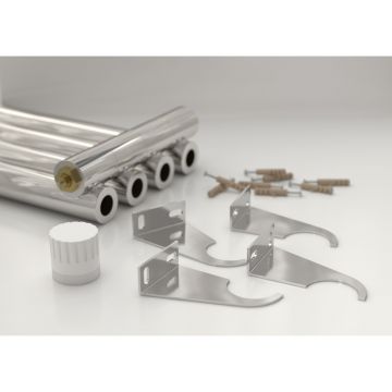 Радиатор однорядный коаксиальный Сунержа (Sunerga) Эстет-0 EU50 левый 1200х135 мм 3 секции 00-0320-1203