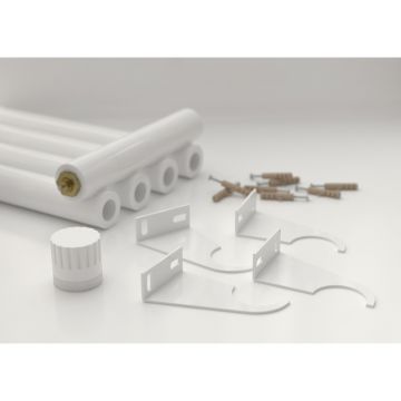 Радиатор однорядный коаксиальный Сунержа (Sunerga) Эстет-0 EU50 левый 1200х225 мм 5 секций 12-0320-1205