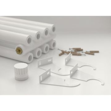 Радиатор двухрядный коаксиальный Сунержа (Sunerga) Эстет-00 EU50 1800х540 мм 12 секций 12-0322-1812