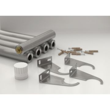 Радиатор однорядный коаксиальный Сунержа (Sunerga) Эстет-0 EU50 левый 1800х225 мм 5 секций 071-0320-1805