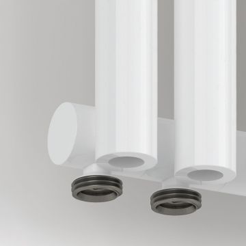 Радиатор однорядный коаксиальный Сунержа (Sunerga) Эстет-0 EU50 левый 500х225 мм 5 секций 12-0320-5005