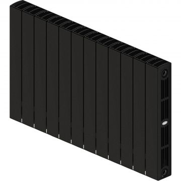 Радиатор биметаллический Rifar (Рифар) Supremo Ventil 500 SVR 14 секций нижнее правое подключение (Антрацит)