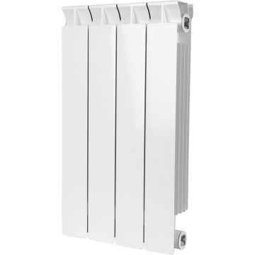 Радиатор биметаллический Stout (Стаут) Style 500 мм х 4 секции боковое подключение RAL9010 (SRB-0110-050004)