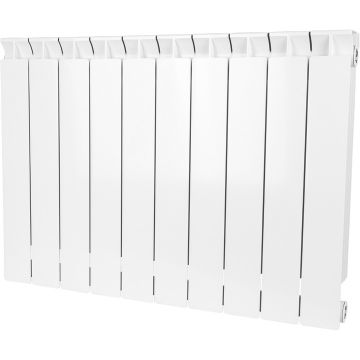 Радиатор биметаллический Stout (Стаут) Style 500 мм х 10 секций боковое подключение RAL9010 (SRB-0110-050010)