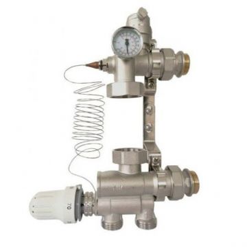 Насосно-смесительный узел Tim (Тим) для систем отопления 1 1/2″ 130мм/180 мм (JH-1036)