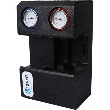 Насосная группа Stout (Стаут) с прямым контуром 3/4 дюйма без насоса в теплоизоляции (SDG 0001 002001)