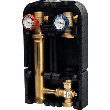 Насосная группа Stout (Стаут) для твердотопливных котлов 1 дюйм без насоса (SDG 0015 002501)